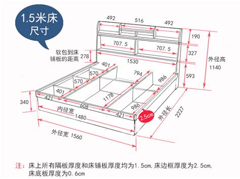 床尺寸|床的尺寸是多少？一般分为四种，分别为1.2、1.5、1.8以及2.0米